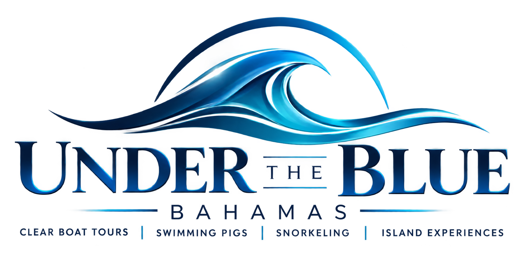 Under the Blue Bahamas — clear boat tours, swimming pigs, snorkeling and island experiences